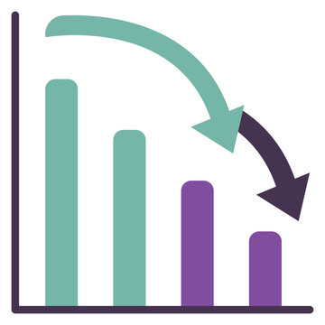 Decrease Flat Icon