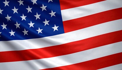 Fototapeta premium Waving American Flag Symbolizing Patriotism and National Pride.