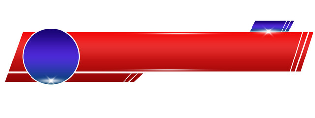 Modern Red   Lower Third Banner for News Broadcast