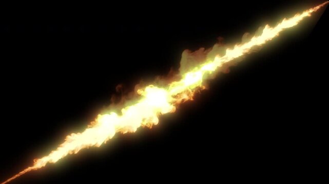 fire line spiral effects animation