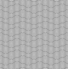 Curved wave lines pattern on white background