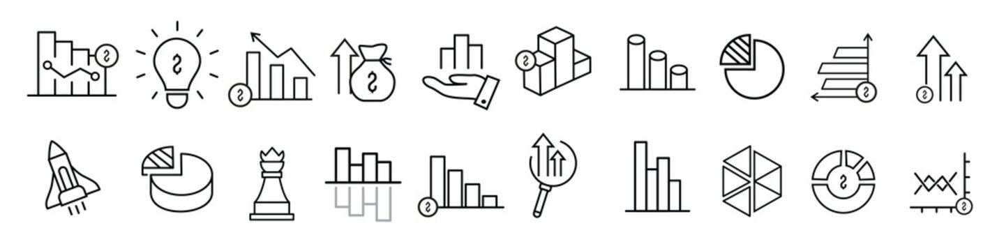 chart arrow traffic bussines 