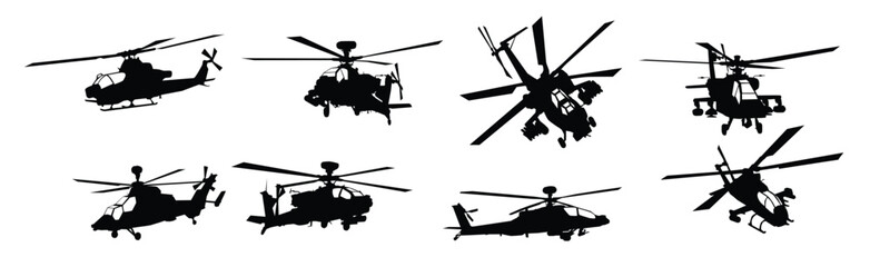  collection military helicopter silhouette © Fyhd