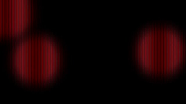 Abstract red circle lights animation vertical lines pattern background