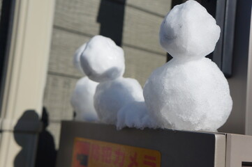 小さな雪だるま