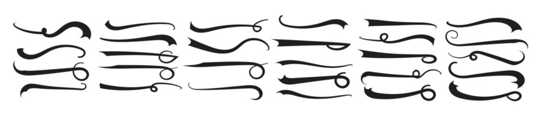  text tails swoosh baseball sign typography font curve tail © tuck