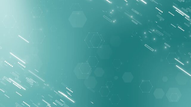 Futuristic Data Stream Business Corporate Technology Particles Tunnel Digital Background Loop