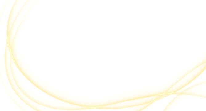 Elegant wavy gold border element for luxury stationery and certificates