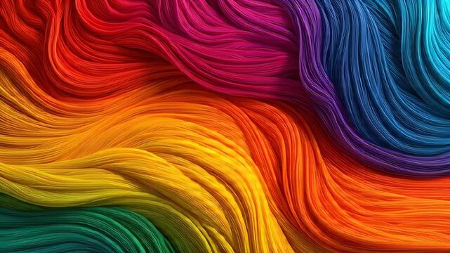 Vibrant colorful swirling pattern background.
