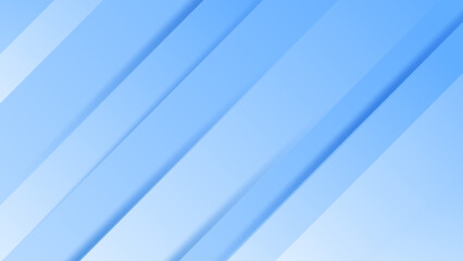 Obraz premium Clean and minimalist blue background with sharp diagonal stripe patterns and subtle shadow depth for a modern look