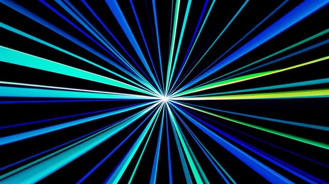Radial color light effects