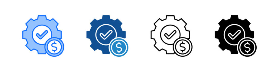 Finance Managment Multiple Style Icon Set 
