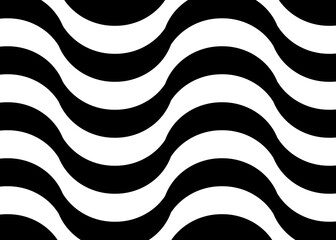 black wave pattern PNG isolated transparent background