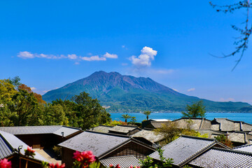 仙巌園・御殿と桜島（鹿児島県・鹿児島市） © tk2001