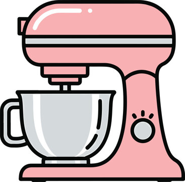 Pink Stand Mixer Icon