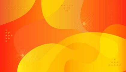 Abstract Orange and Yellow Gradient Background