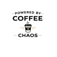 A simple coffee cup logo icon representing a modern business or brand concept, t shirt design