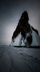 arctic tones with glacier teal, polar white, and frosted grey arranged