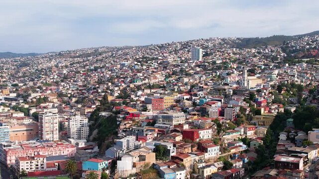 Valparaiso Chile Drone 4K Southamerica