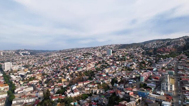 Valparaiso Chile Drone 4K Southamerica