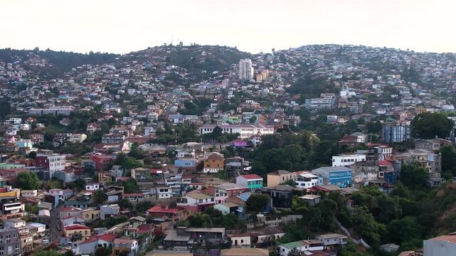 Valparaiso Chile Drone 4K Southamerica