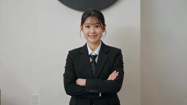 Business image display of working women