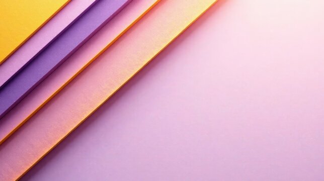 Abstract Pastel Color Blocks Layered Design with Blank Space for Text and Design Elements