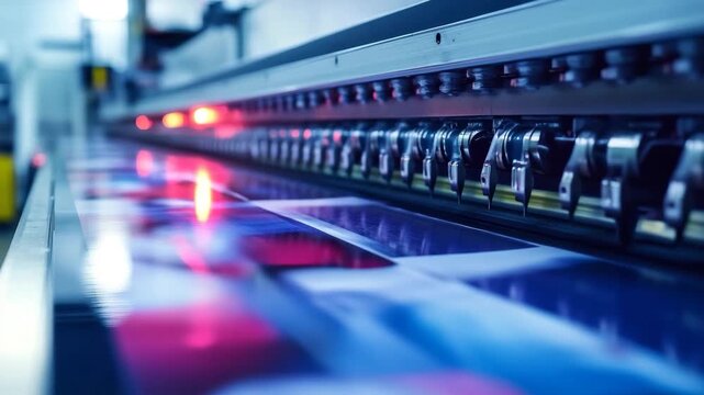 Vibrant color printing in high-speed motion
