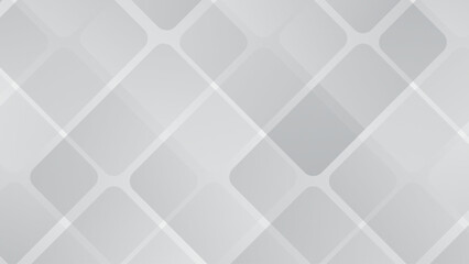 Fototapeta premium ミニマルなグレーの幾何学パターン背景、ベクター素材。 抽象的で落ち着いたビジネス用デザイン