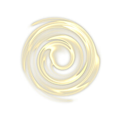 Luxury gold magic portal effect with transparent background
