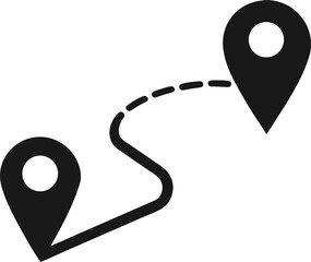 vector map pointer icon