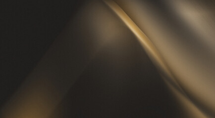 Luxury and exclusive champagne gold gradient modern minimalist design with moving curved lines and subtle grain or noise effects.
