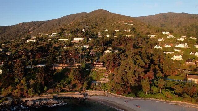 Zapallar Beach Chile Drone 4K