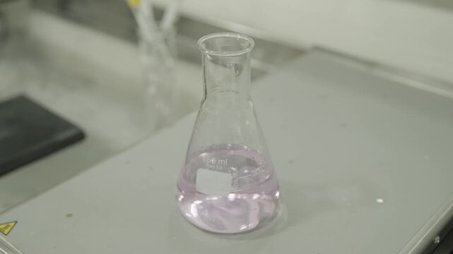 Erlenmeyer Flask in Laboratory 4k