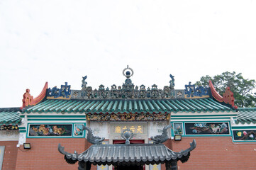 香港　塔門島の海と町並み