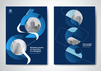 Template vector design for Brochure, AnnualReport, Magazine, Poster, Corporate Presentation, Portfolio, Flyer, infographic, layout modern size A4, Front and back, Easy to use and edit.