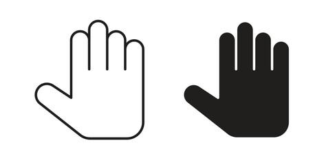 Obraz premium Stop icon element for design projects