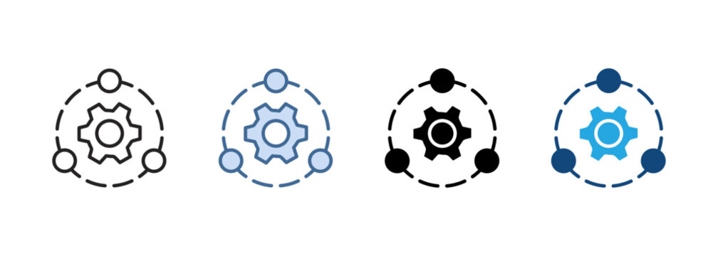 Multi Style Icon Set Systematic Collection
