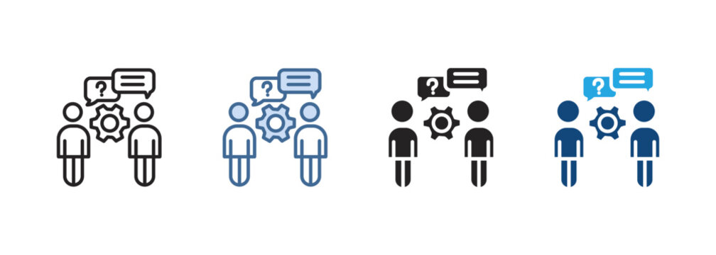 Multi Style Icon Set Clarification Collection