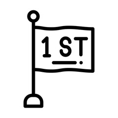 First Place Vector Icon