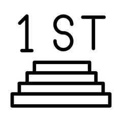 First Prize Vector Icon