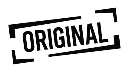 Obraz premium Original Concept Stamp: A striking, bold ORIGINAL stamp, a testament to authenticity, innovation, and quality. A visual declaration of genuineness and creative flair.
