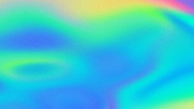 Iridescent Pastel Wave Pattern in Blue and Green for Y2K, 2000s Design