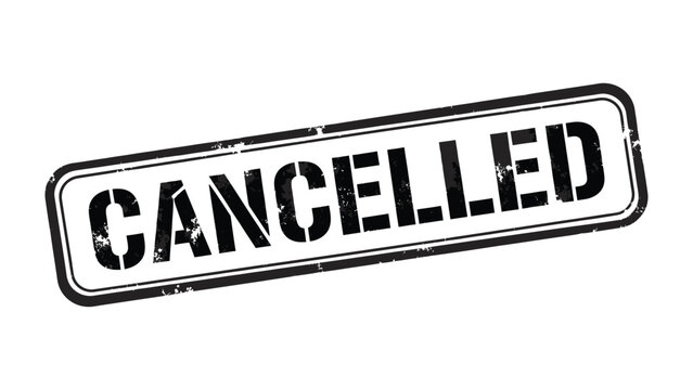 Canceled Stamp: A worn rubber stamp imprints the word Canceled in bold letters, conveying a sense of finality and closure.