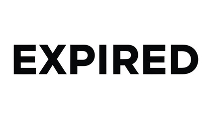 Expired: A bold declaration of EXPIRED stands prominently, signaling an end or obsolescence. © mstmahmuda