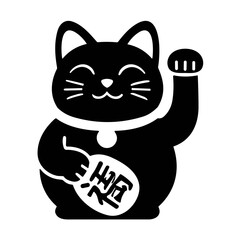 icon illustration Maneki-neko vector © Desi