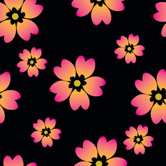Fototapeta premium seamless floral pattern