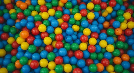 Colorful Ball Pit - A Playful and Vibrant Childhood Experience.