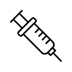 Syringe icon for web and graphic design