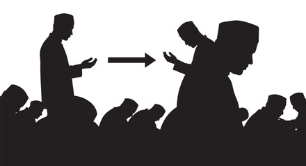 Woman taking over man's job with confidence and determination in a crowd